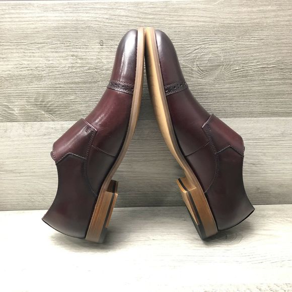 Stacy Adams Desmond Shoes Monk Strap Burgundy main image 4